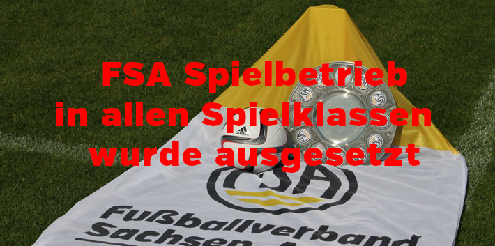 Fußballverband Sachsen-Anhalt (FSA) setzt Spielbetrieb aus - 1. FC Lok Stendal