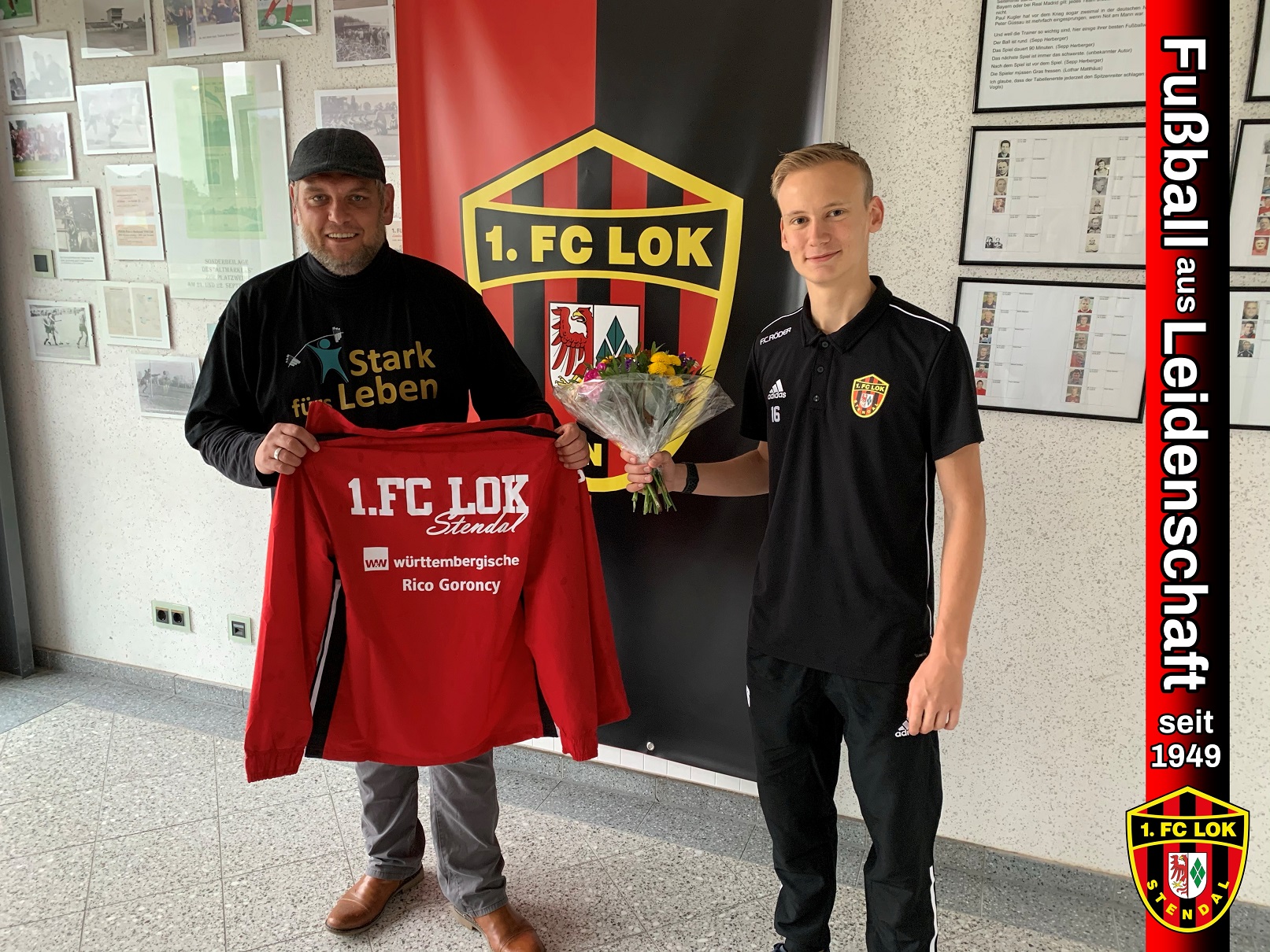 Neue Trainingsanzüge - 1. FC Lok Stendal
