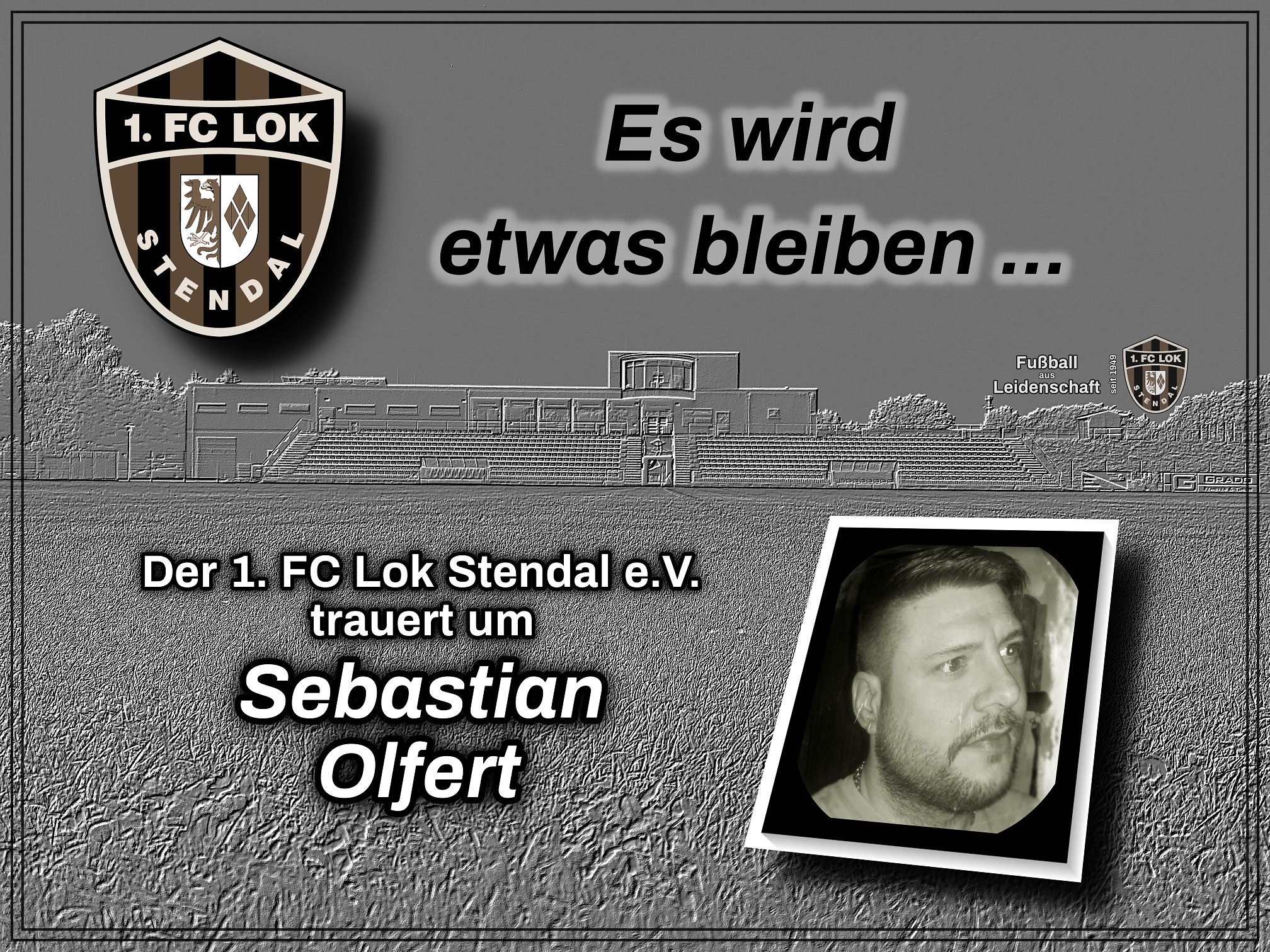 Wir trauern - 1. FC Lok Stendal